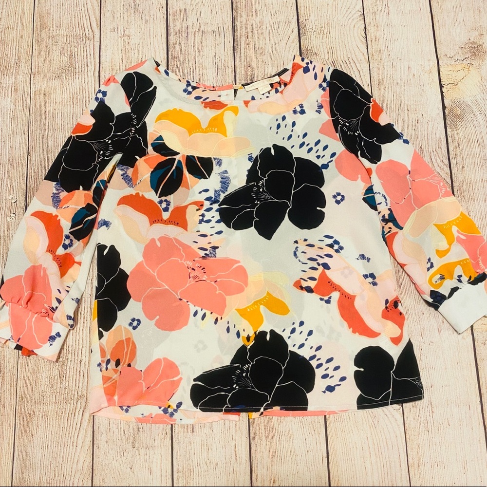 Cooper & Ella Multi Big Bloom Blouse